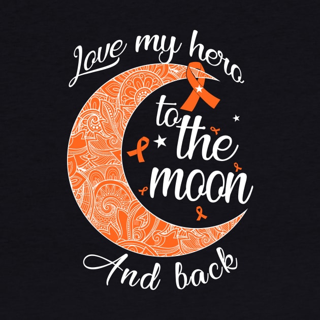 love kidney cancer hero to the moon by TeesCircle